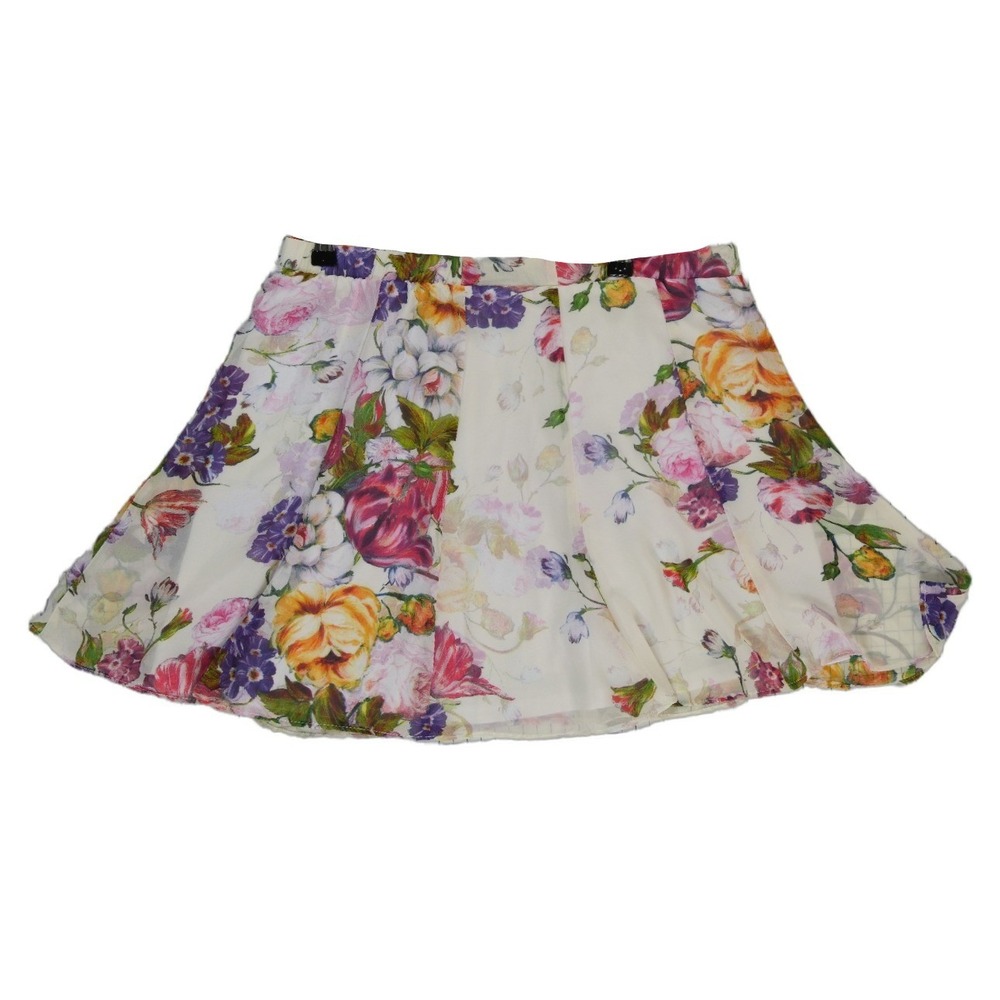 Show Me Your Mumu Skater Skirt Women's Size XL Multicolor Floral Knee